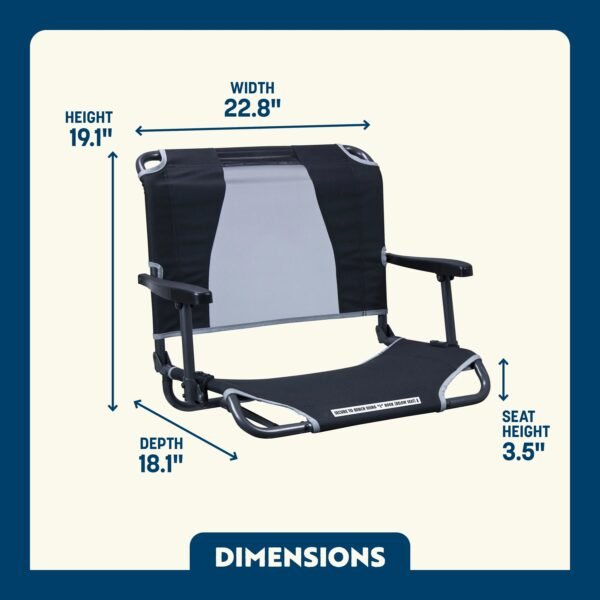 Big Comfort Stadium Chair™ with Armrests - Image 41