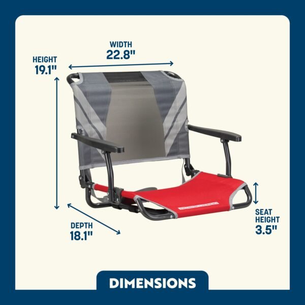 Big Comfort Stadium Chair™ with Armrests - Image 21