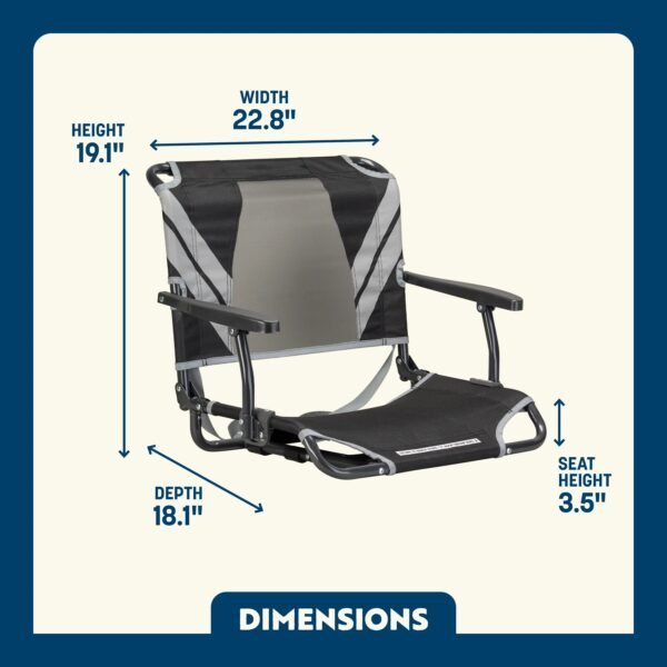 Big Comfort Stadium Chair™ with Armrests - Image 14