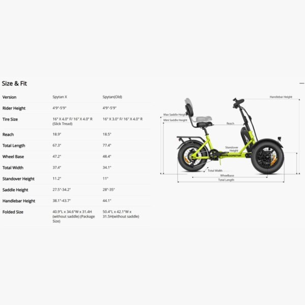 AddMotor 750W 48V SpytanX Reverse Electric Bike - Image 7
